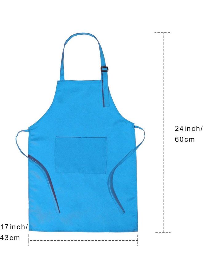 2-Piece Kids Aprons with Chef Hat and Sleeve Set - Image 2