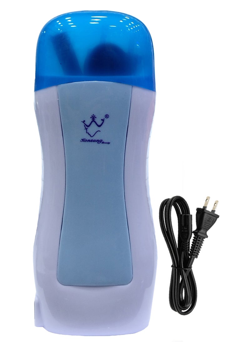 Konsung Beauty Roll On Depilatory Waxing Heater Hair Removal White/Blue  - Image 1