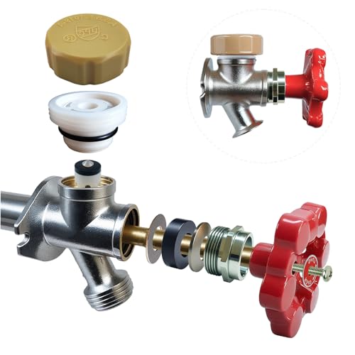 PILISPARK Outdoor Faucet Repair Kit,VACVBKX1B Vacuum Breaker Outside Faucet Repair Kit,ASSE 1019-A Water Hose of Home Improvement,Hose Bib Spigot Repair Kit for Anti-Siphon Frost-Free Sillcock Valves - Image 1