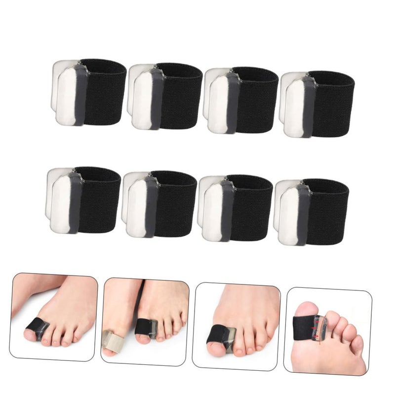 4Pairs Toe Separators for Men Women Bunion Corrector Overlapping Toe Spacers for Foot Alignment Comfortable Breathable Design Reusable Gel Correctors for - Image 4