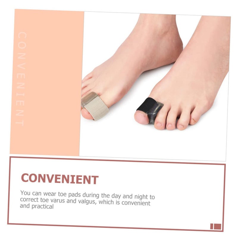 4Pairs Toe Separators for Men Women Bunion Corrector Overlapping Toe Spacers for Foot Alignment Comfortable Breathable Design Reusable Gel Correctors for - Image 3