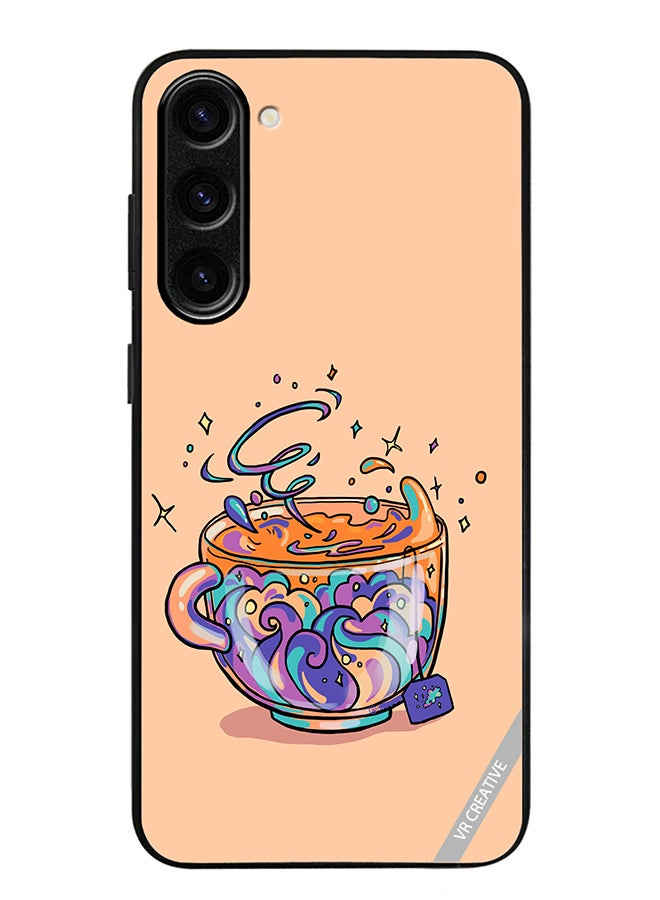 VR CREATIVE Protective Case Cover For Samsung Galaxy S24 Plus Tea Design Multicolour - Image 1