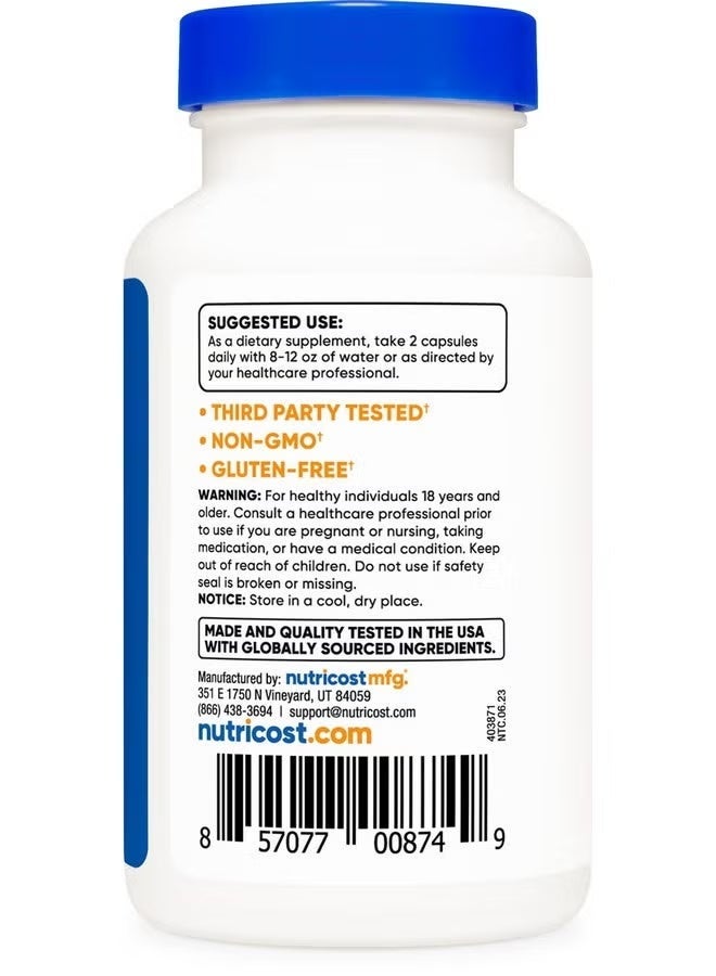 Nutricost, Mucuna Pruriens, 120 Capsules (400 mg per Capsule) - Image 2