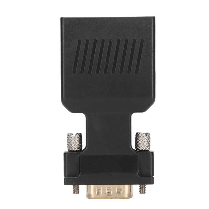 محول HDMI إلى VGA: دقة 1080P ومادة ABS - مزامنة الصوت والفيديو مع سداسية 3.5 مم، تصميم برغي متين، محول مناسب لصالات السينما المنزلية والعروض التجارية وأجهزة الكمبيوتر المكتبية والأجهزة المحمولة - Image 2
