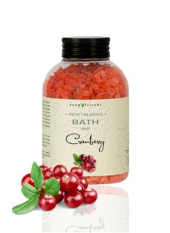Soap&Friends Soap&Friends Fine-Grained Cranberry Bath Salt - 250 g  - Image 1