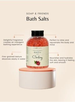 Soap&Friends Soap&Friends Fine-Grained Cranberry Bath Salt - 250 g  - Image 4