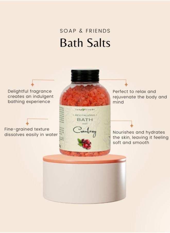 Soap&Friends Soap&Friends Fine-Grained Cranberry Bath Salt - 250 g  - Image 4