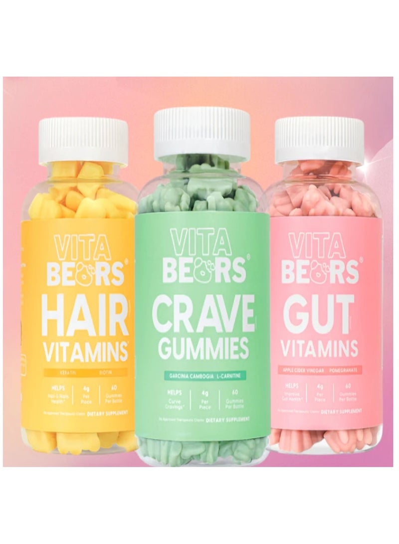 فيتا 3 فيتامينات Vitabears على شكل علكة من 60 قطعة