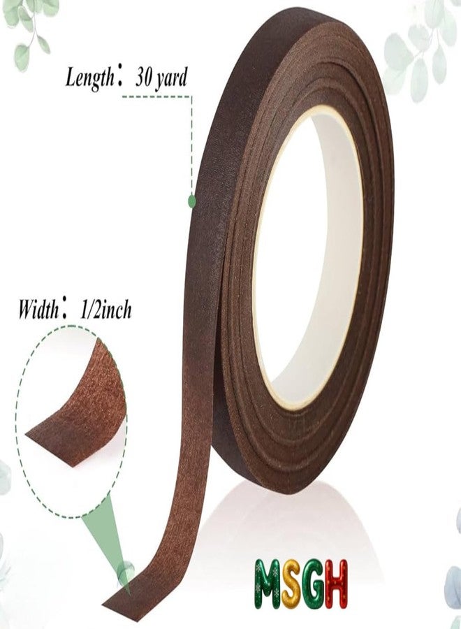 MSGH Flower Making Floral Tape,Pack of 5 Pcs (Brown) - Image 2