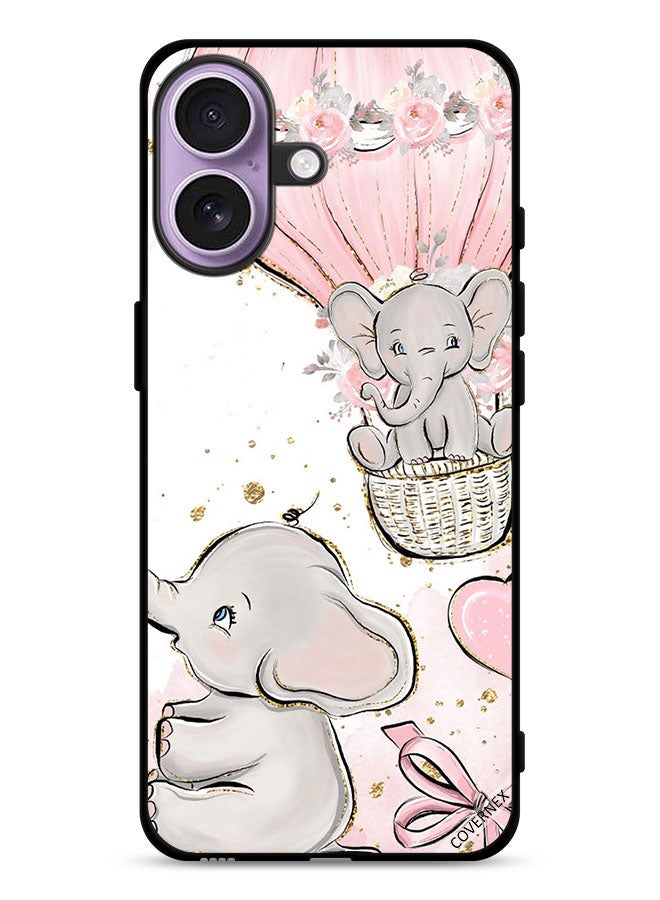 Covernex Apple iPhone 17 Protective Case Cover Baby Elephants Art - Image 1
