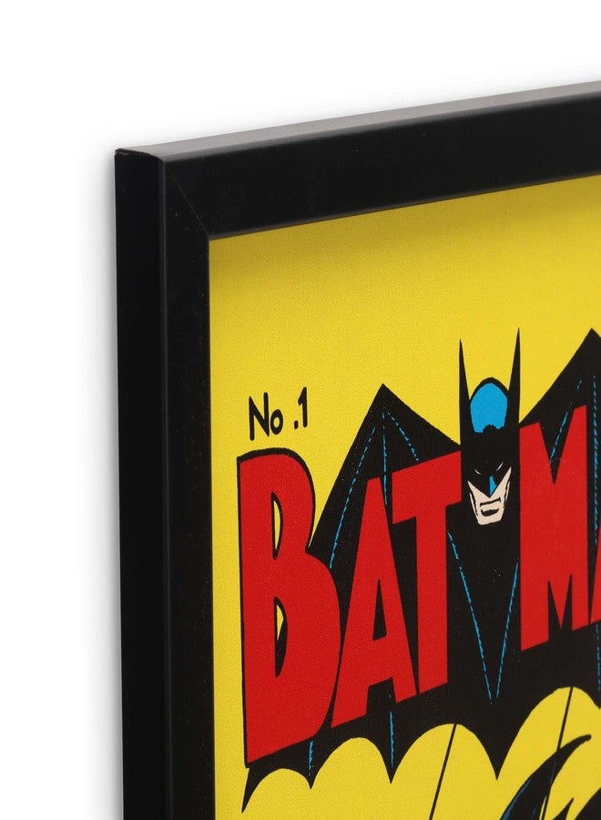 Open Road Brands DC Comics Batman Comic Book Cover Framed Wood Wall Decor - Retro Batman Wall Art for Man Cave or Movie Room - Image 4