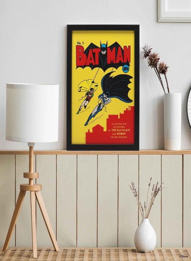 Open Road Brands DC Comics Batman Comic Book Cover Framed Wood Wall Decor - Retro Batman Wall Art for Man Cave or Movie Room - Image 5