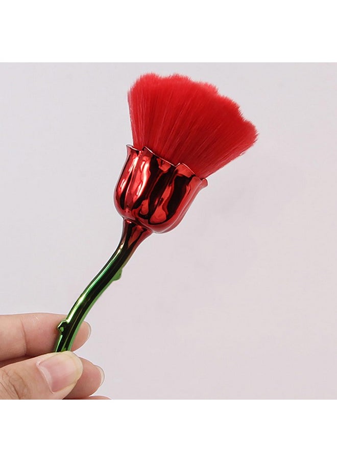 DANNEASY - 2Pcs Roseshape Nail Dust Brush Acrylic Nail Brushes For Cleaning Dust Dip Powder Brush Fluffy Makeup Brush Blush Brush Nail Duster Brush Manicure Brush For Nails Clean Up - Image 1