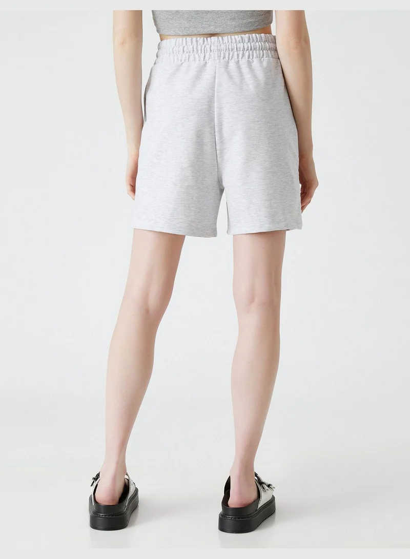 KOTON Slogan Printed Shorts