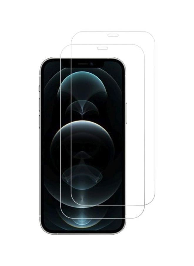 NIBEMINENT Pack Of 2 Screen Protector For Apple iPhone 12 Clear  - Image 1