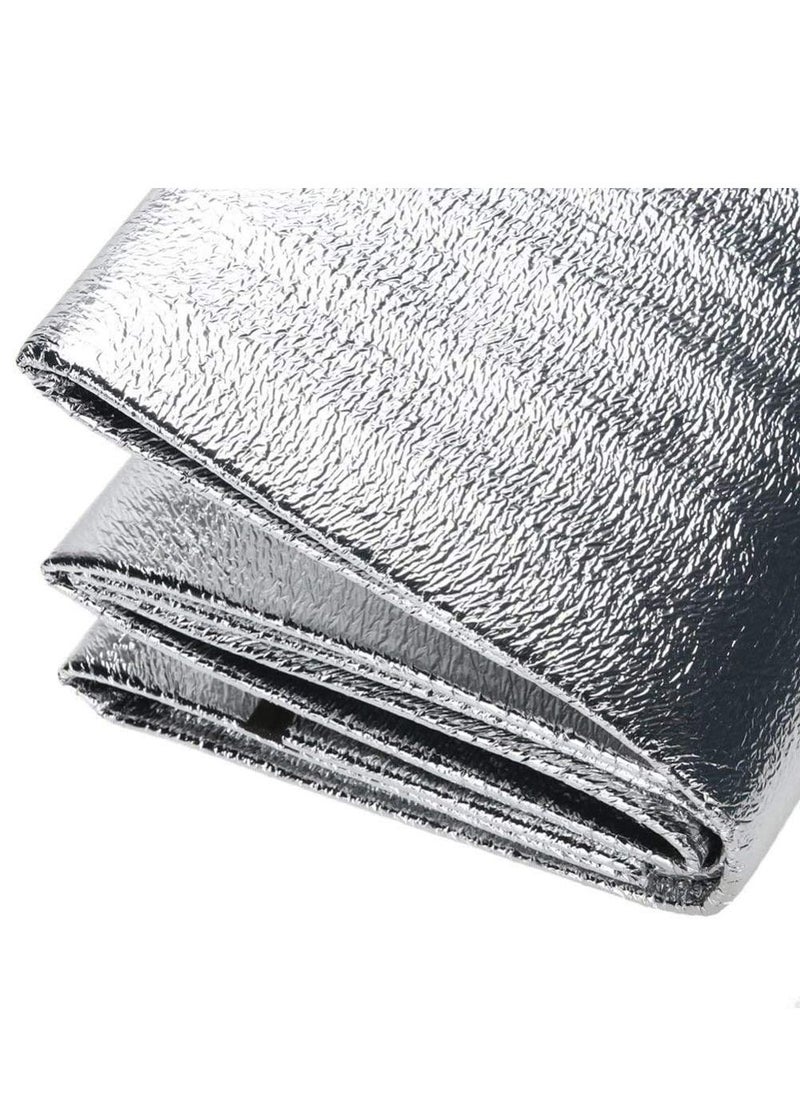 Arabest - Camping Mat Foam Foil Blanket for Camping Foam Pad Insulating Foil Mat Sleeping Tent Pad Thermal Aluminum Camping mat for Reflecting Heat - Image 1