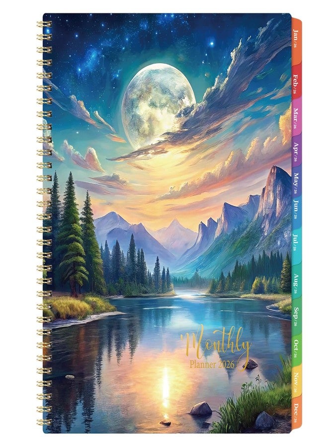 Coboll 2026 Monthly Planner - Monthly Calendar 2026 from January 2026 to December 2026, Calendar Planner 2026 with Tabs, 8.5'' x 11'' - Image 1