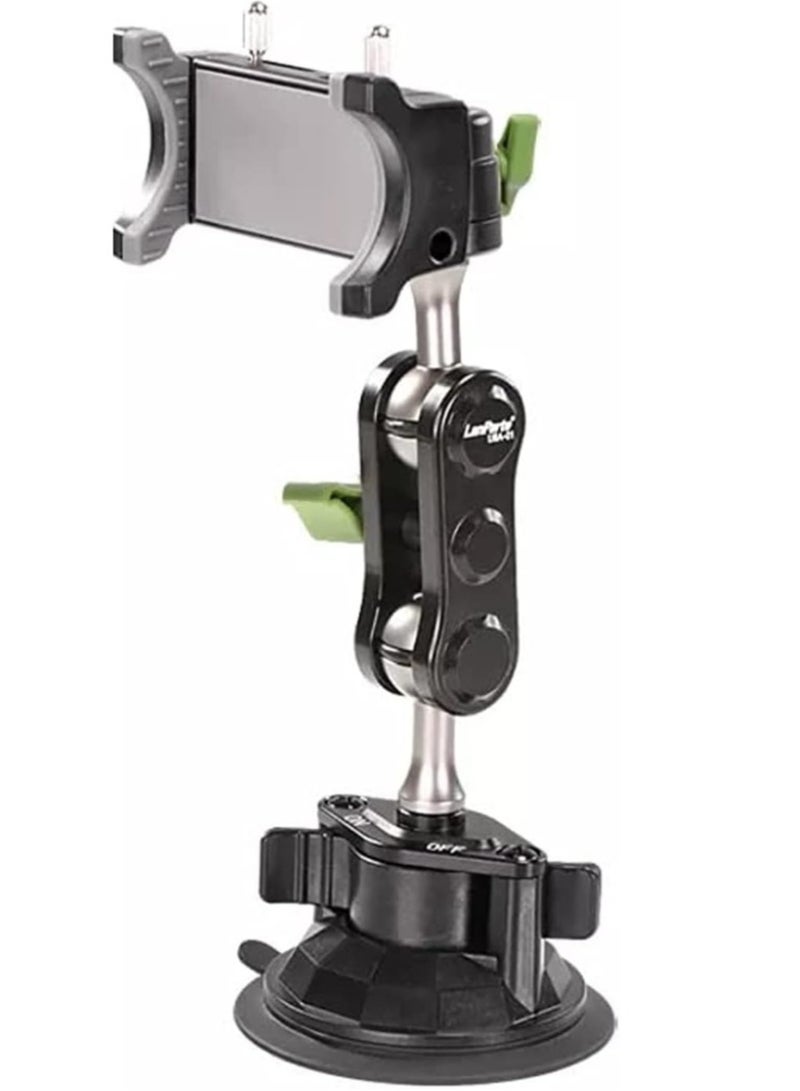 Universal 360° Rotating Phone Holder with Strong Suction Cup for Car Dashboard  Windshield - Image 1