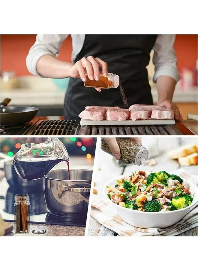 رولستيمي طقم برطمان توابل زجاجي مكون من 24 قطعة ، برطمان توابل ، زجاجة تخزين توابل في درج الخزانة - Image 2