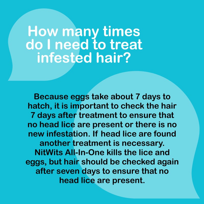 NitWits All-in-One Head Lice Treatment Spray, Kills Lice, Super Lice & Eggs, Includes Lice Spray 120ml & Lice Comb, Lice Treatment for Kids & Adults - Image 4