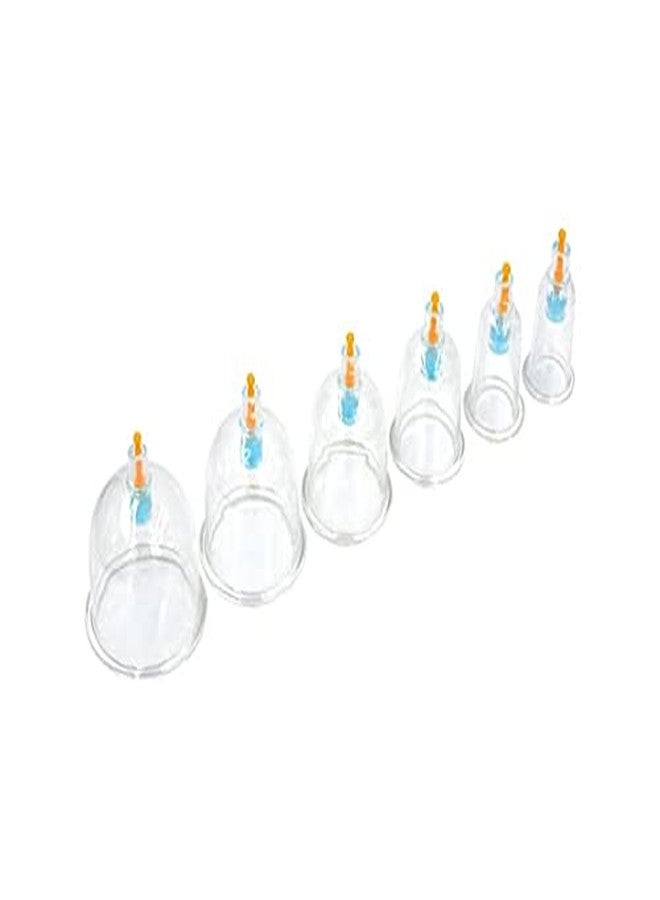 ACi Hijama Cupping Cups Set Vacuum Cans Hijama Banks Cupping Therapy Set Massage Suction Cup (No.-4, 10 Cup) - Image 3