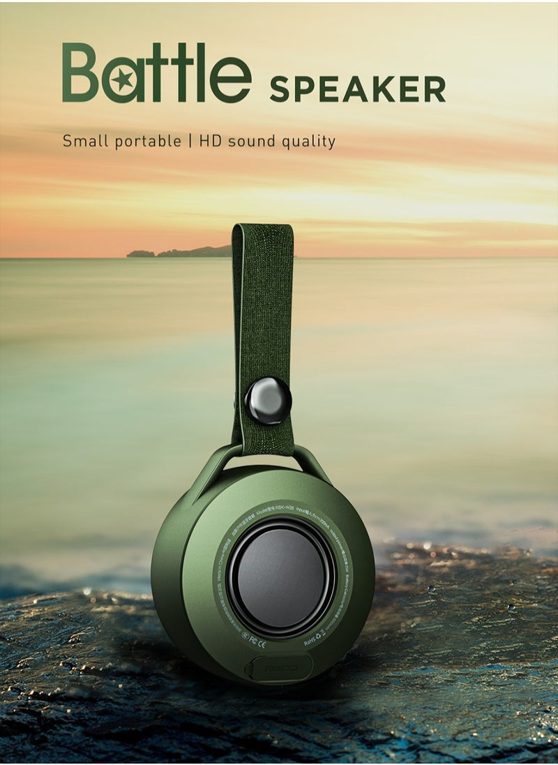 Recci Portable Bluetooth Speaker with Lanyard, 52mm Speaker HD Sound Quality, Powerful Base, 60 Day Standby Time, Bluetooth 5.3, Ultra-Portable Speaker, Small Wireless Speaker for Outdoor, Gift Ideas  - Image 2