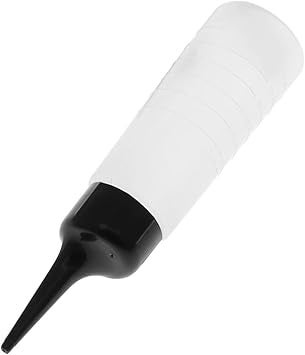 Healifty Empty Hair Dye Bottle Angle Tipped Hair Coloring Bottle Salon Hair Tint Bleach Applicator Barber Hair Washing Bottle Container - Image 4