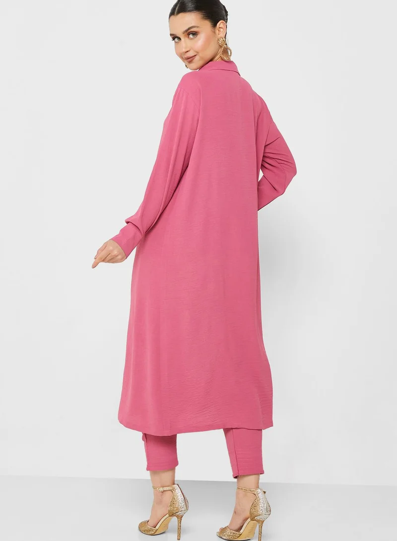 Khizana Longline Shirt & Pants Set