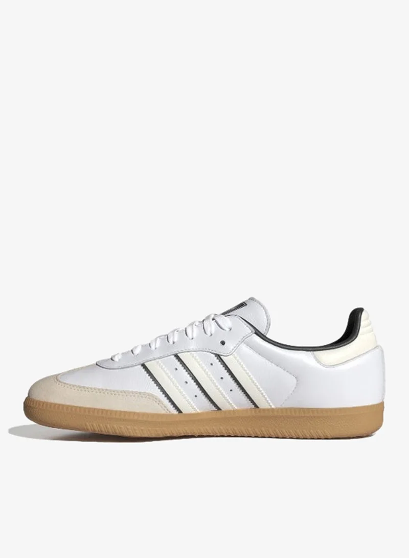 اديداس اوريجينالز سامبا أو جي أحذية أصلية للجنسين باللون الأبيض