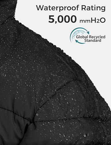 ZSHOW Girls' Waterproof Winter Coat Warm Long Puffer Jacket Hooded Parka(Black,10-12) - Image 5