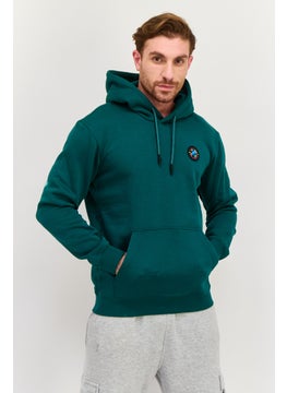 adidas Originals Men Sportswear Fit Long Sleeves Training Hoodies, Dark Green  - Image 1