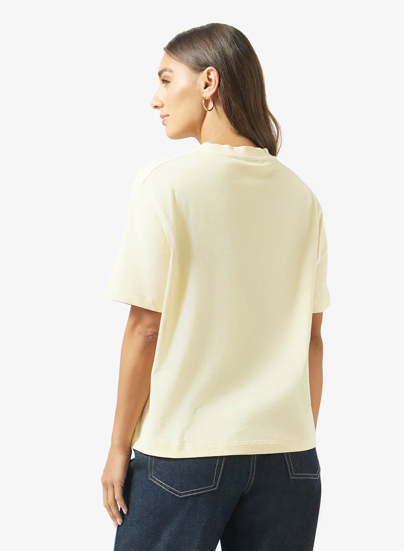 TOMMY HILFIGER  Casual Varsity Crest Mdrn Crew Neck T-Shirt for Women | Best Price UAE