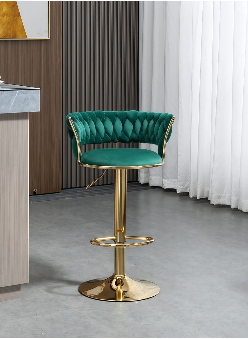 Generic - Swivel Bar Stools, Adjustable Counter Height Barstools Bar Chairs Modern Counter Stool - Image 1