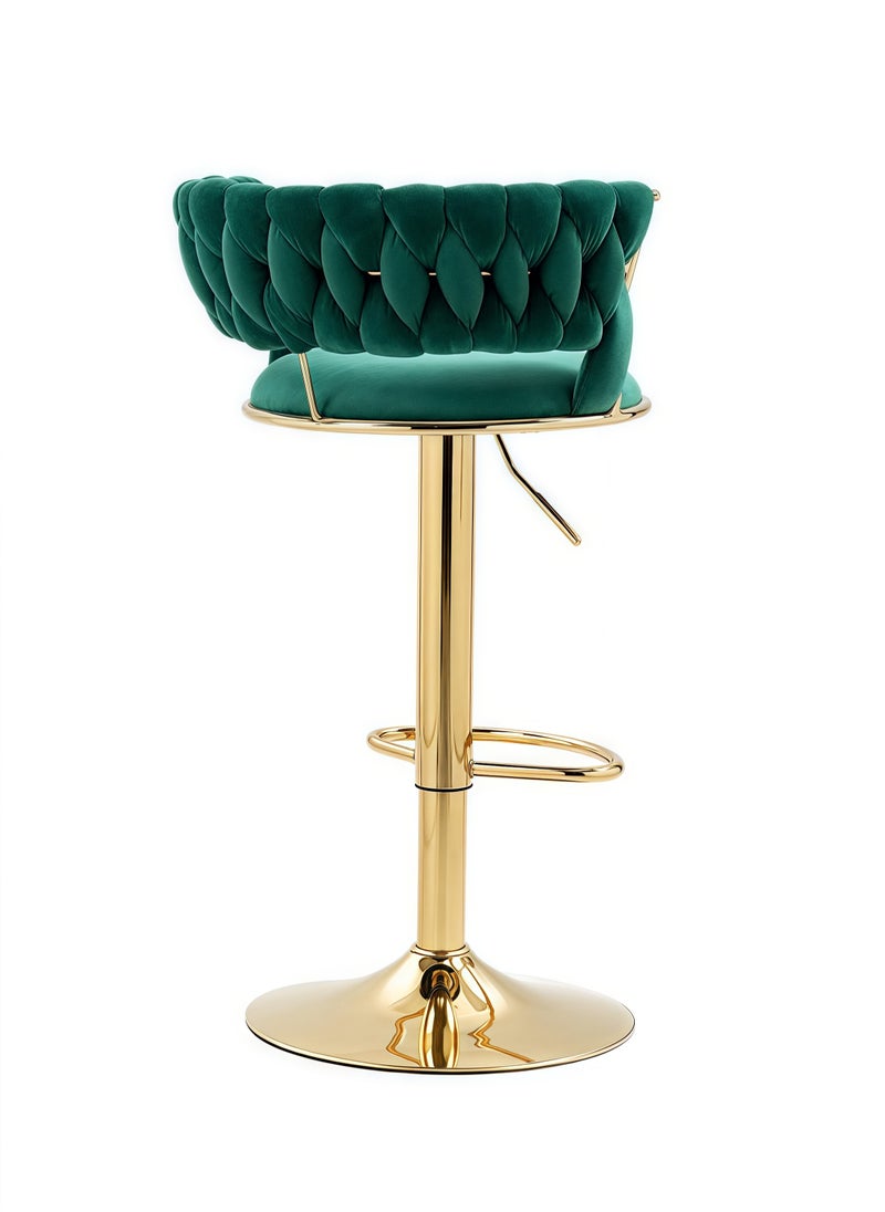 Generic - Swivel Bar Stools, Adjustable Counter Height Barstools Bar Chairs Modern Counter Stool - Image 1