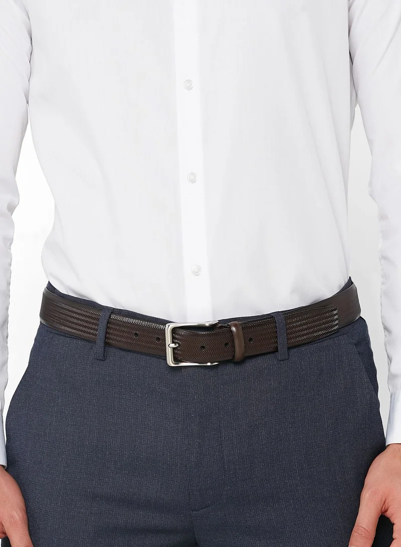 Robert Wood Premium Italian Leather Formal Belt