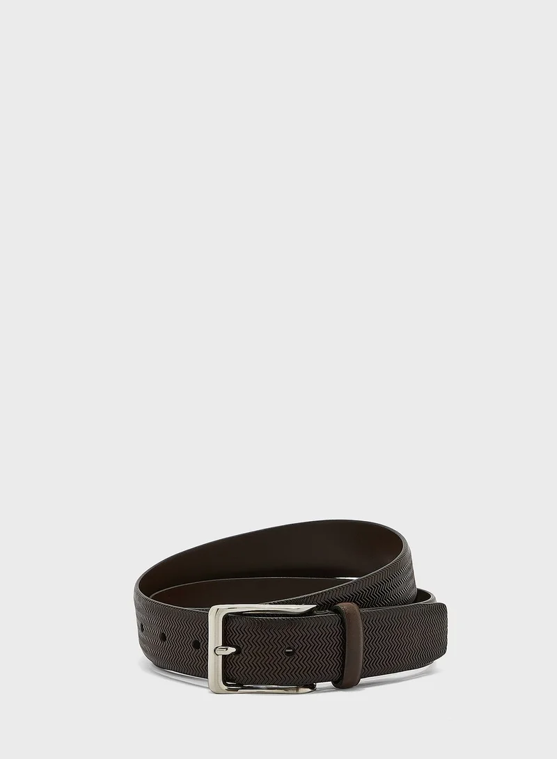 Robert Wood Premium Italian Leather Formal Belt