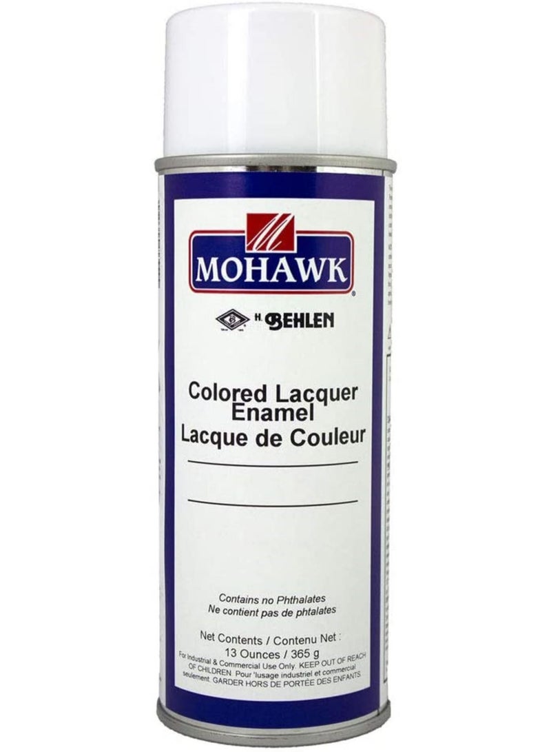 Mohawk Finishing Products Mohawk Colored Lacquer Enamel Medium Brown M104 0357, Premium Lacquer Spray for Wood Fast Drying, Opaque Finish 13oz - Image 1