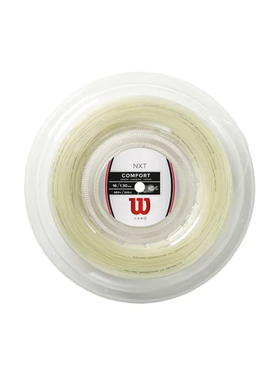 Wilson Nxt Tennis String Gauge 16 (1.3mm) - Reel 200m, Clear