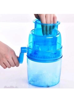ROMILAS ROMILAS Gola Maker Machine for Home Non Electric Manual Ice Gola Maker with 1 Plastic Bowl 1 Glass 3 Cups and 6 Sticks Handheld Ice Crusher Machine Multicolor  - Image 2