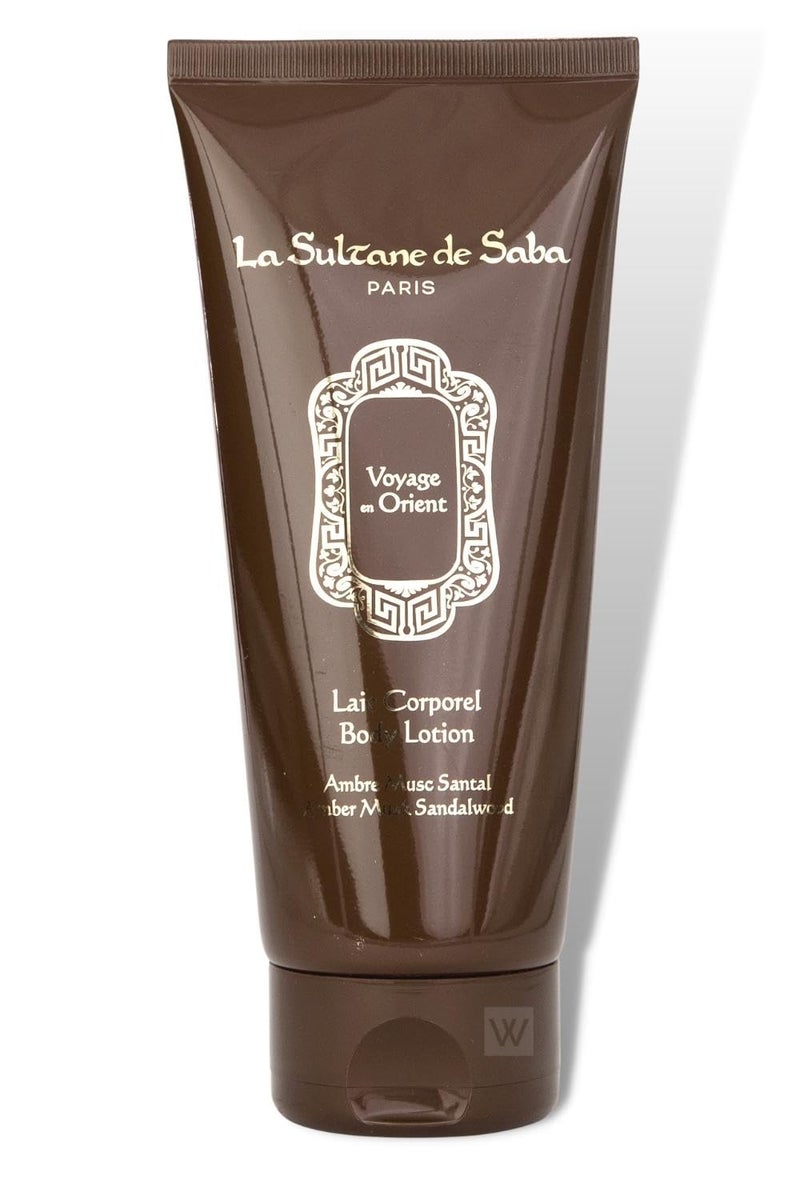La Sultane de Saba La Sultane de Saba  SandalWood Amber Musk Body Lotion  Road to the East 200ml 68 fl Oz 