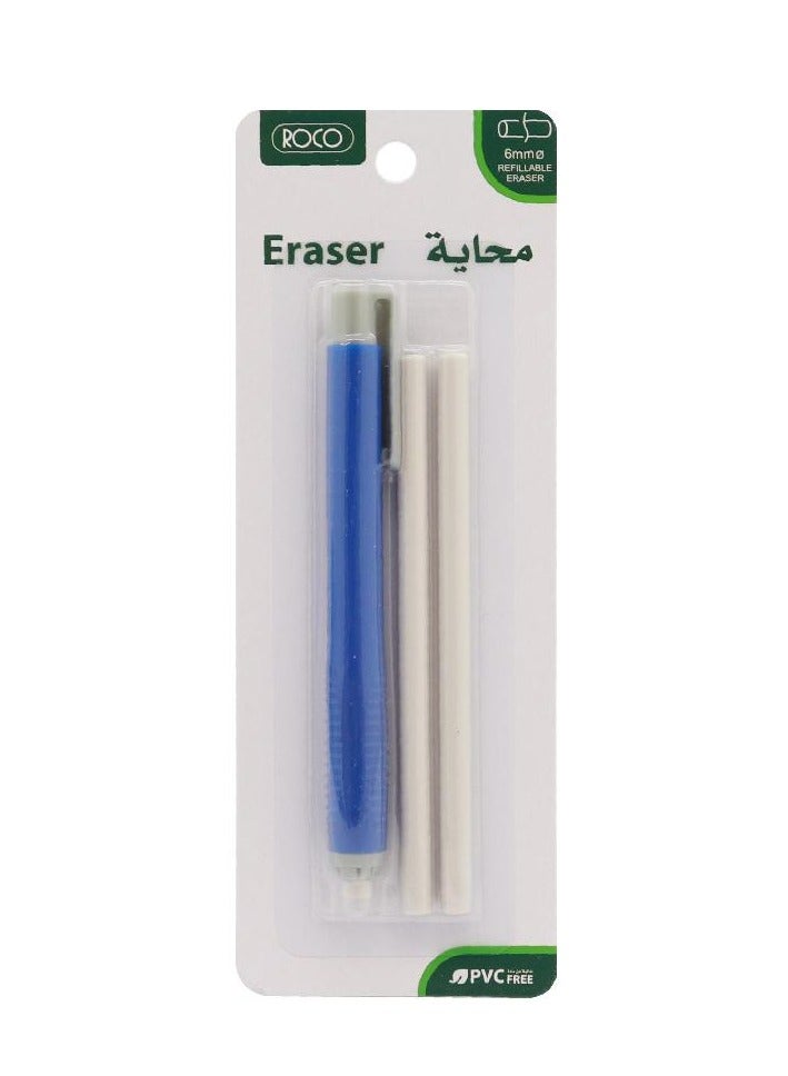 روكو ممحاة بلاستيكية ميكانيكية – أزرق - Image 1