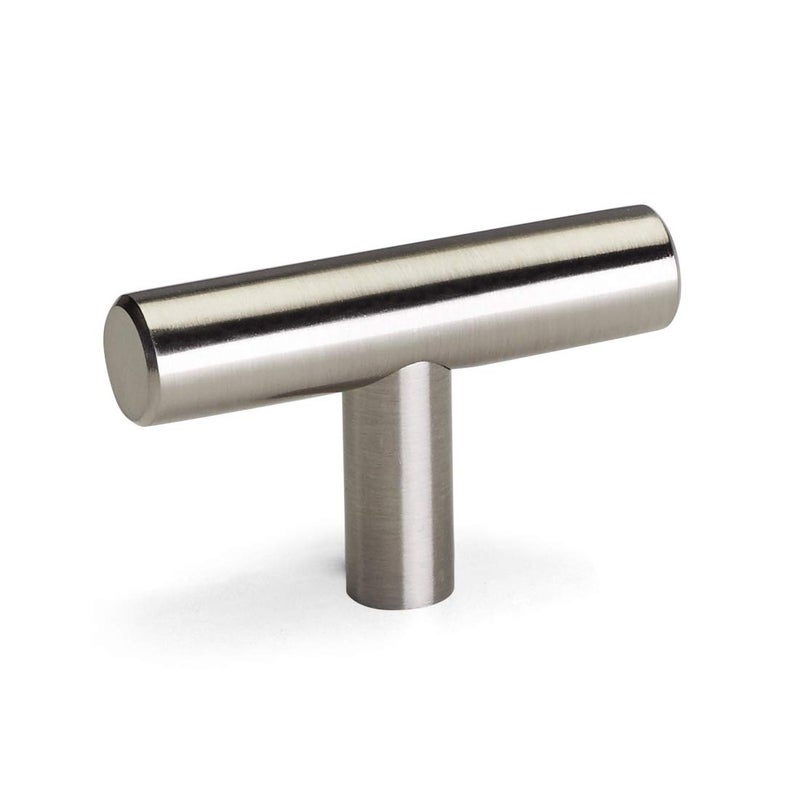 goldenwarm 10Pack Single Hole Brushed Stainless Steel Cabinet Knobs and Pulls Door Cupboards Drawers Bedroom Furniture Handles 50mm2in Overall Length