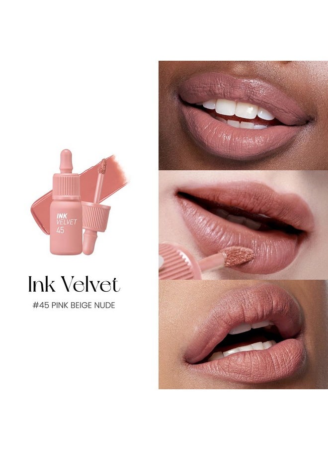 أحمر شفاه Ink The Velvet - لون عالي الصبغة، يدوم طويلاً، خفيف الوزن، لم يتم اختباره على الحيوانات، خالٍ من الجلوتين والبارابين (045 Pink Beige Nude) - pzsku/ZBE36554A013FE46C7904Z/45/_/1734437949/8509c5ba-e37c-4a9e-b989-51dd7c720cd8