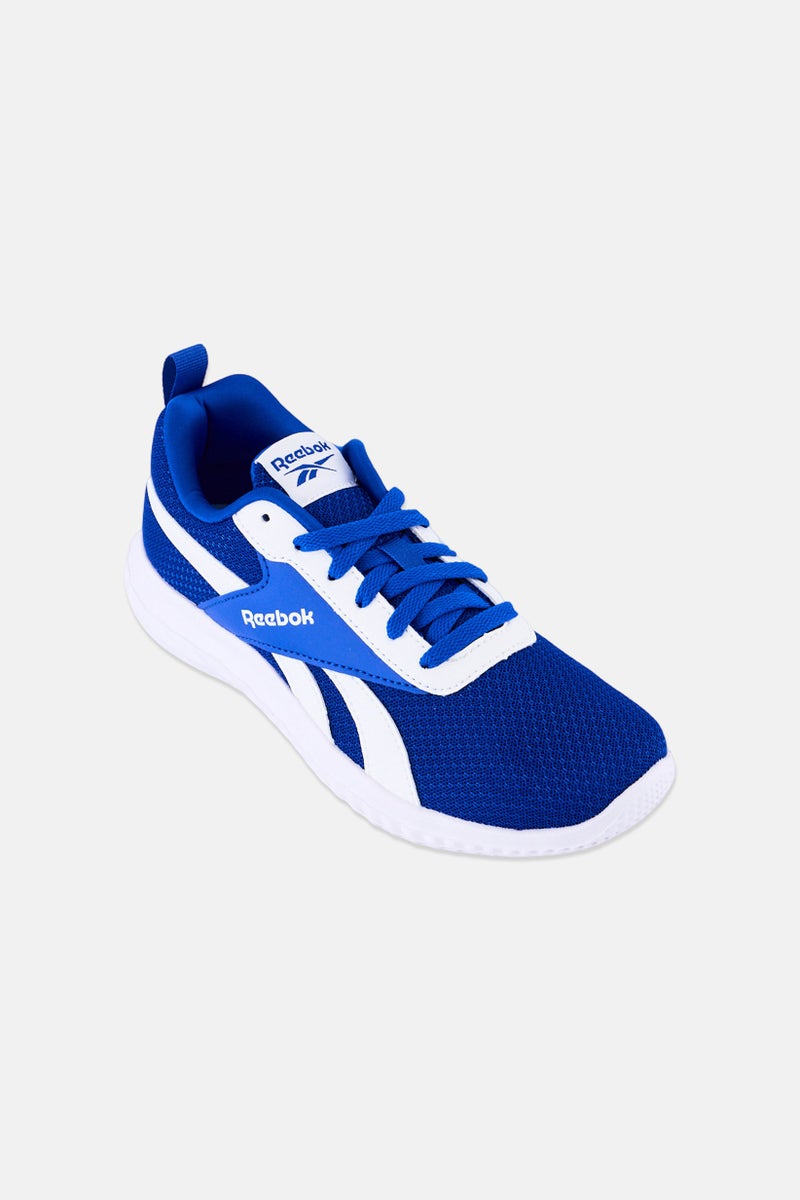 Reebok Kids Boy Stride Link Lace Up Running Shoes, Blue - Image 1