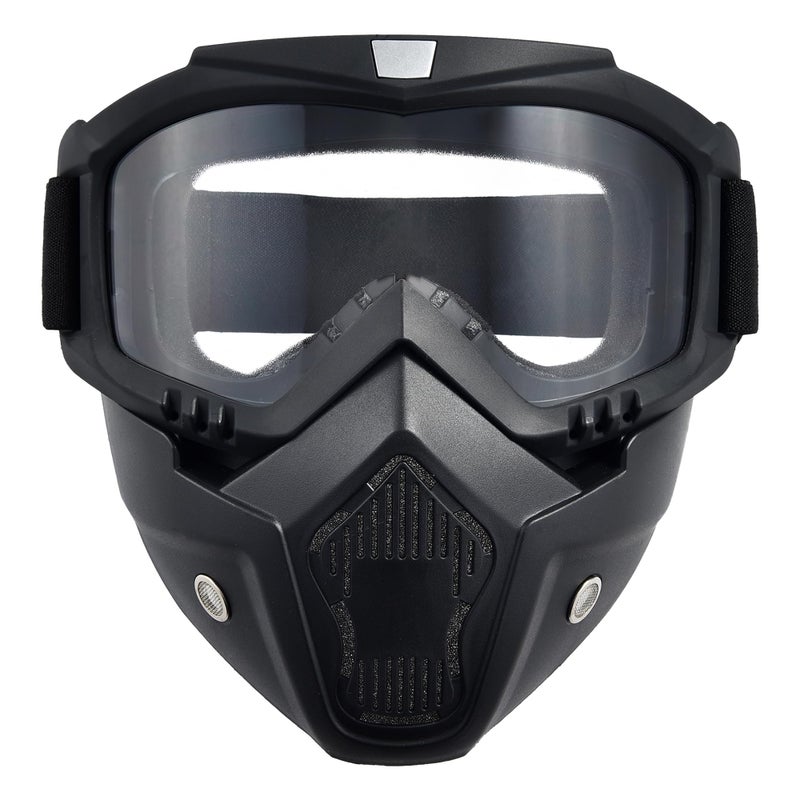 Motorcycle Face Mask Motorcycle Goggles for Men Women Motocross GogglesDirt BikeATVRidingUV400 AntiScratch DustproofPower SportsOffroadMXSkiing Goggles MClearLens