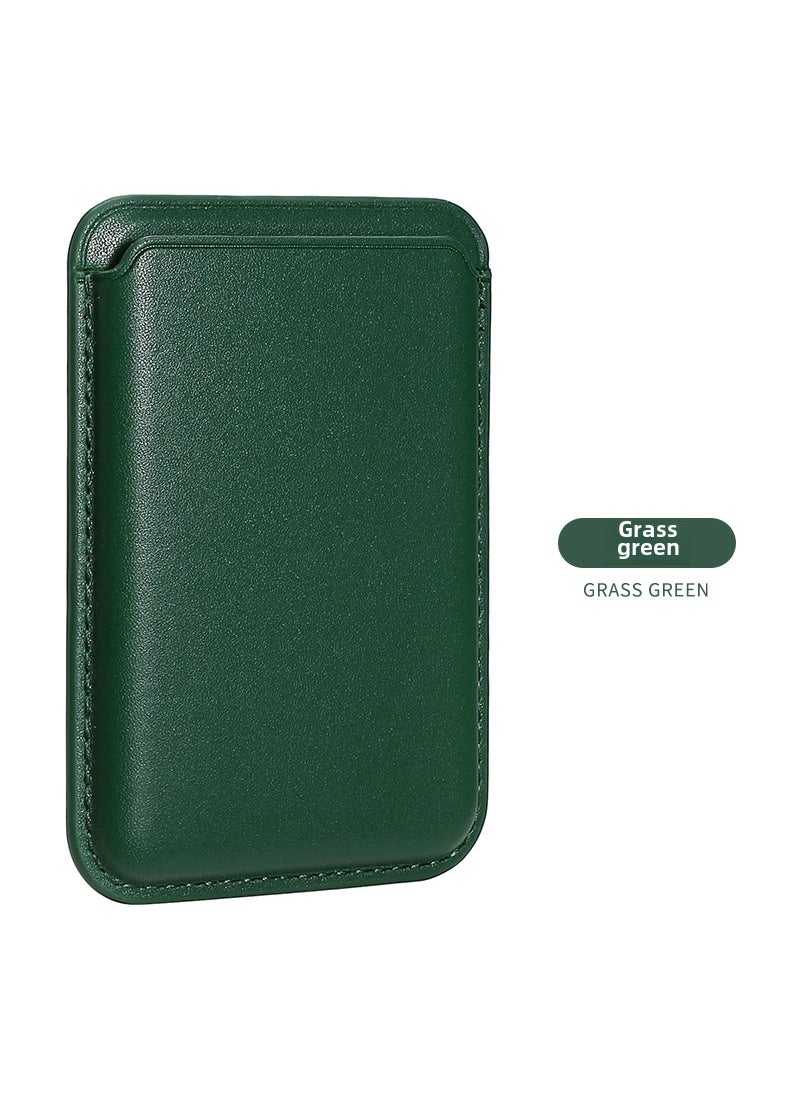 1 x 5 pcs Magsafe Magnetic Card Holder for iPhone Grass Green 