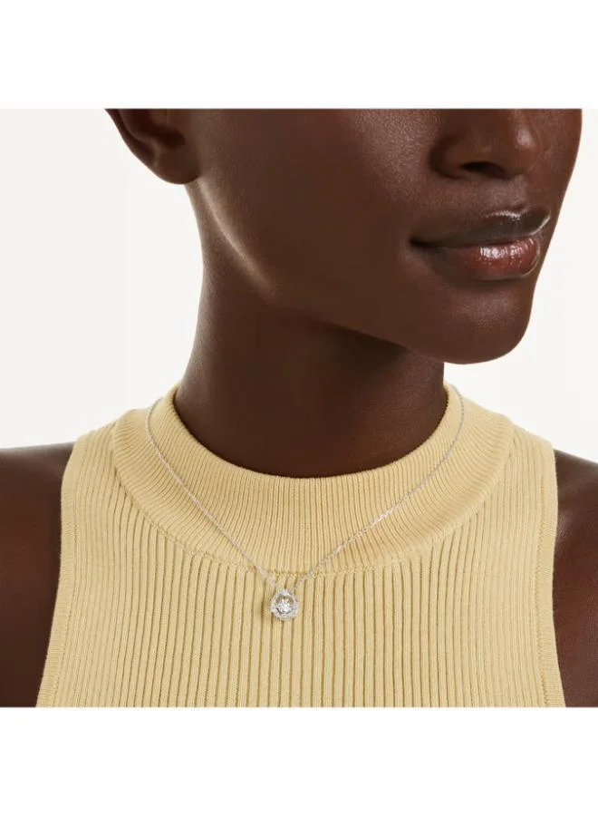 SWAROVSKI Constella White Crystal Rhodium Plated Pendant Necklace