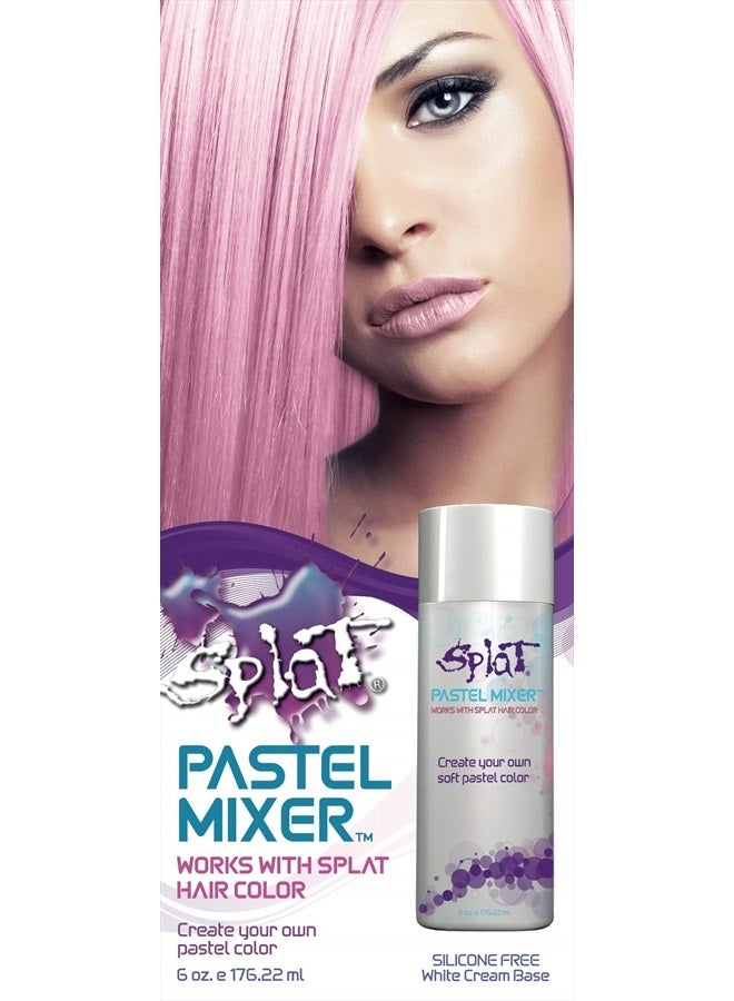 SPLAT Pastel Mixer Kit | White Cream Base 6 oz. | Semi-Permanent Hair Dye | Vegan and Cruelty-Free - Image 1