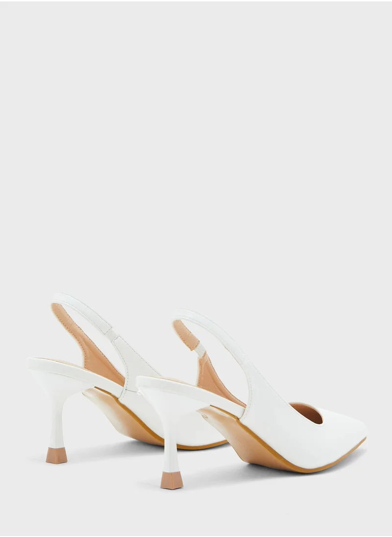 ELLA Gold Detail Slingback Pump