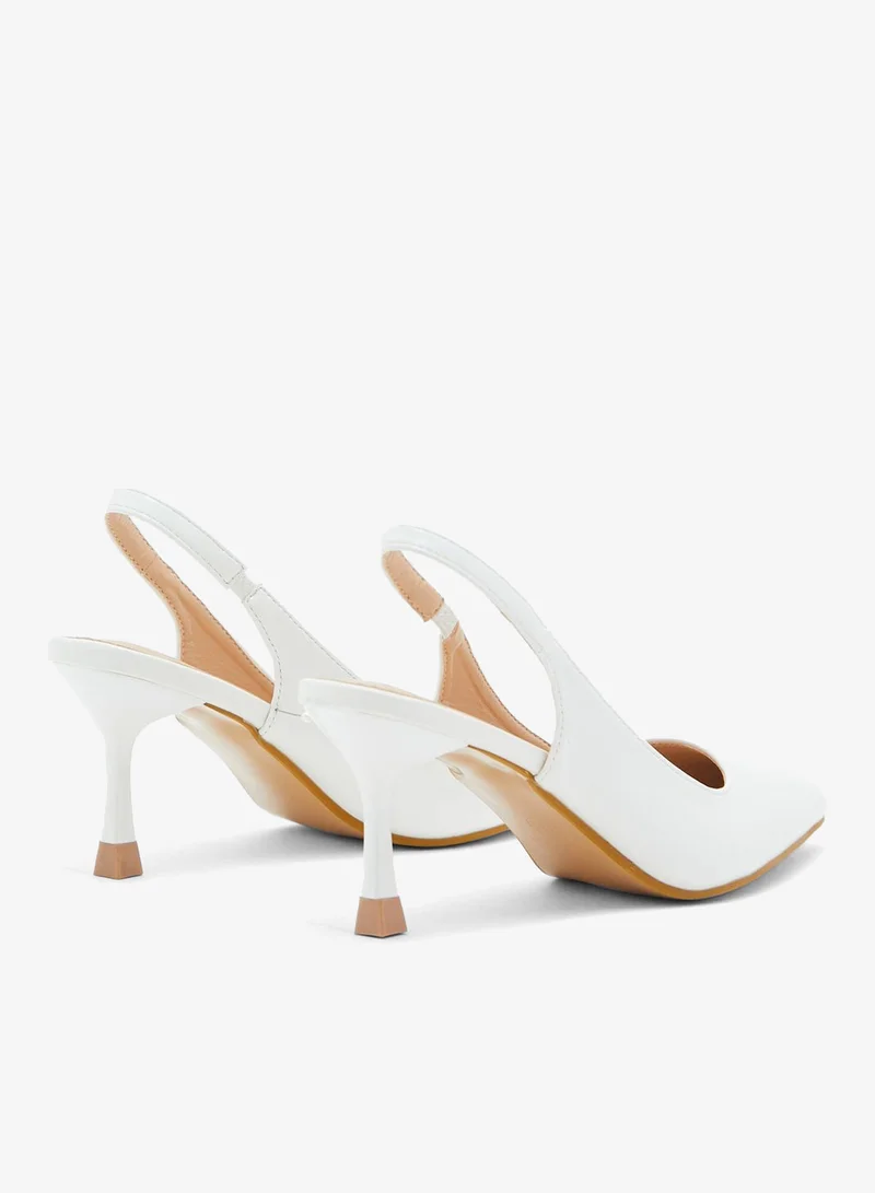 ايلا حذاء بكعب عالٍ بحمالة ذهبية